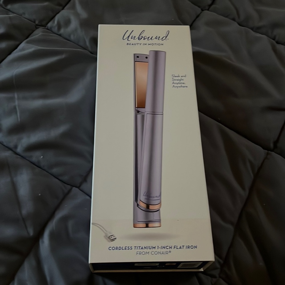 Consider cordless titanium flat iron